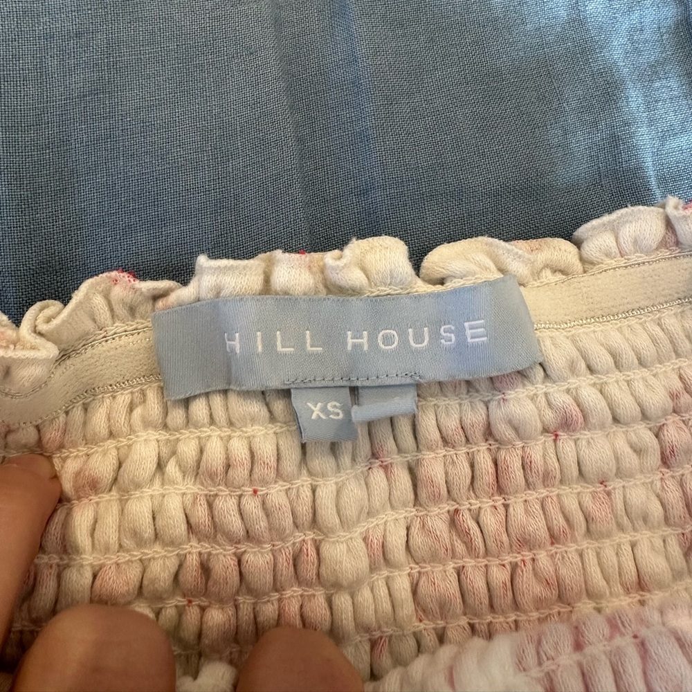 Hill House Roxie Pink Terry Cloth Dress/Cover Up in Pink Seashell Size XS - Picture 4 of 7